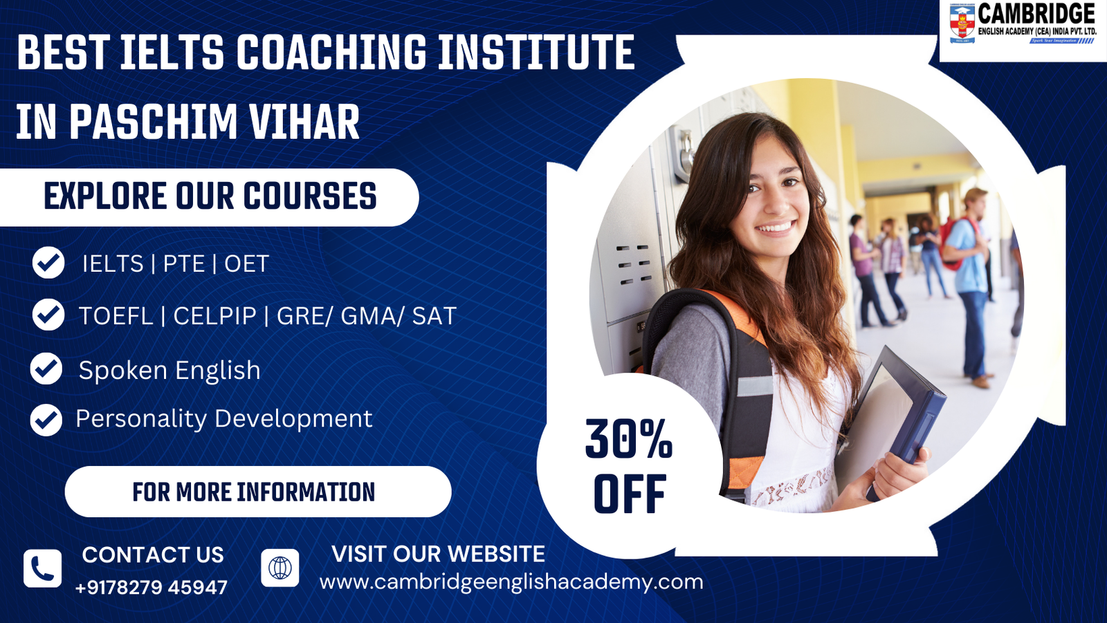Best IELTS Coaching Institute in Paschim Vihar, Delhi