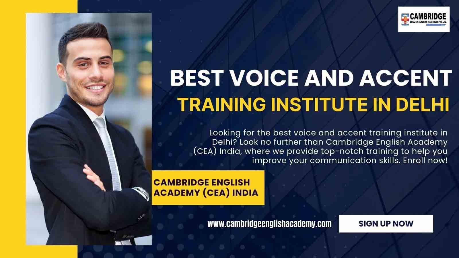 Best Voice and Accent Training Institute in Delhi
